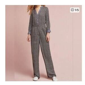 Anthro ETT:TWA Women's Christine Jumpsuit Multicolored Print SMALL